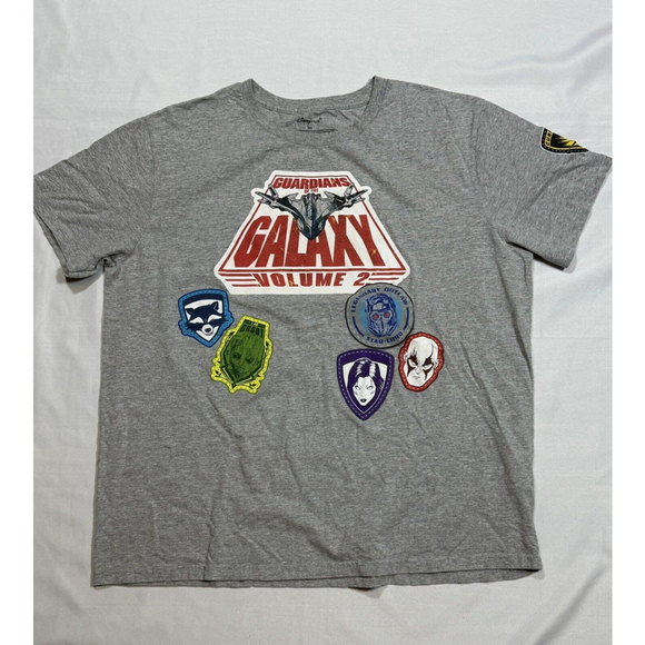 GUARDIANS OF THE GALAXY 2XL SHIRT GROOT STAR LORD ROCKET DRAX GAMORA DISNEY EUC - Picture 1 of 7